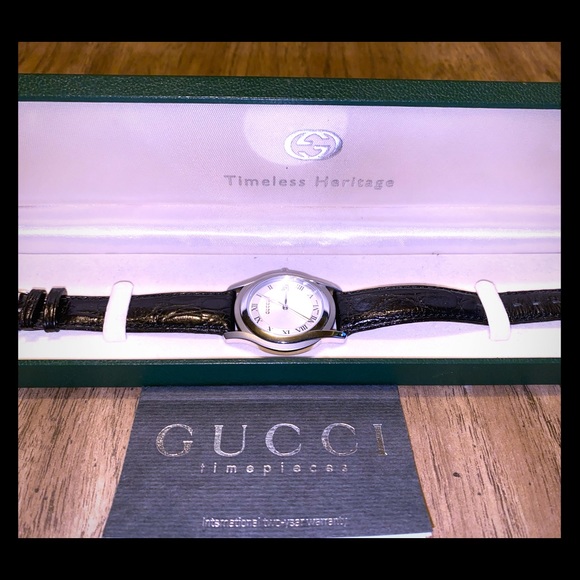 Gucci timeless heritage 18 mm RKC Made in Italy - Picture 1 of 6